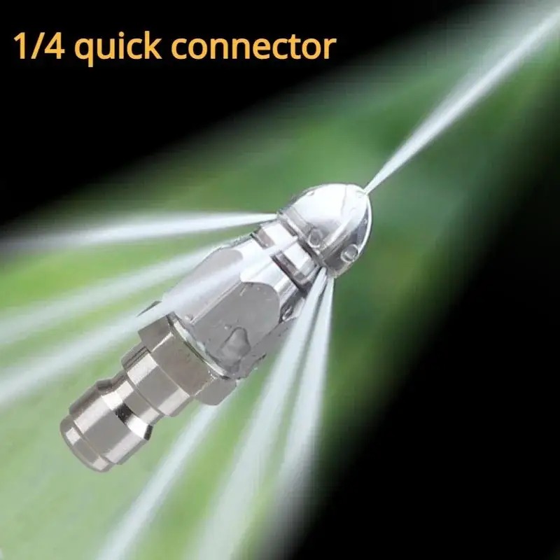 Nozzle Cleaning Kit - หัวฉีดทำความสะอาดท่อระบายน้ำแรงดันสูง, หัวฉีดสายยางท่อน้ำเสียแบบเชื่อมต่อเร็ว G1/4