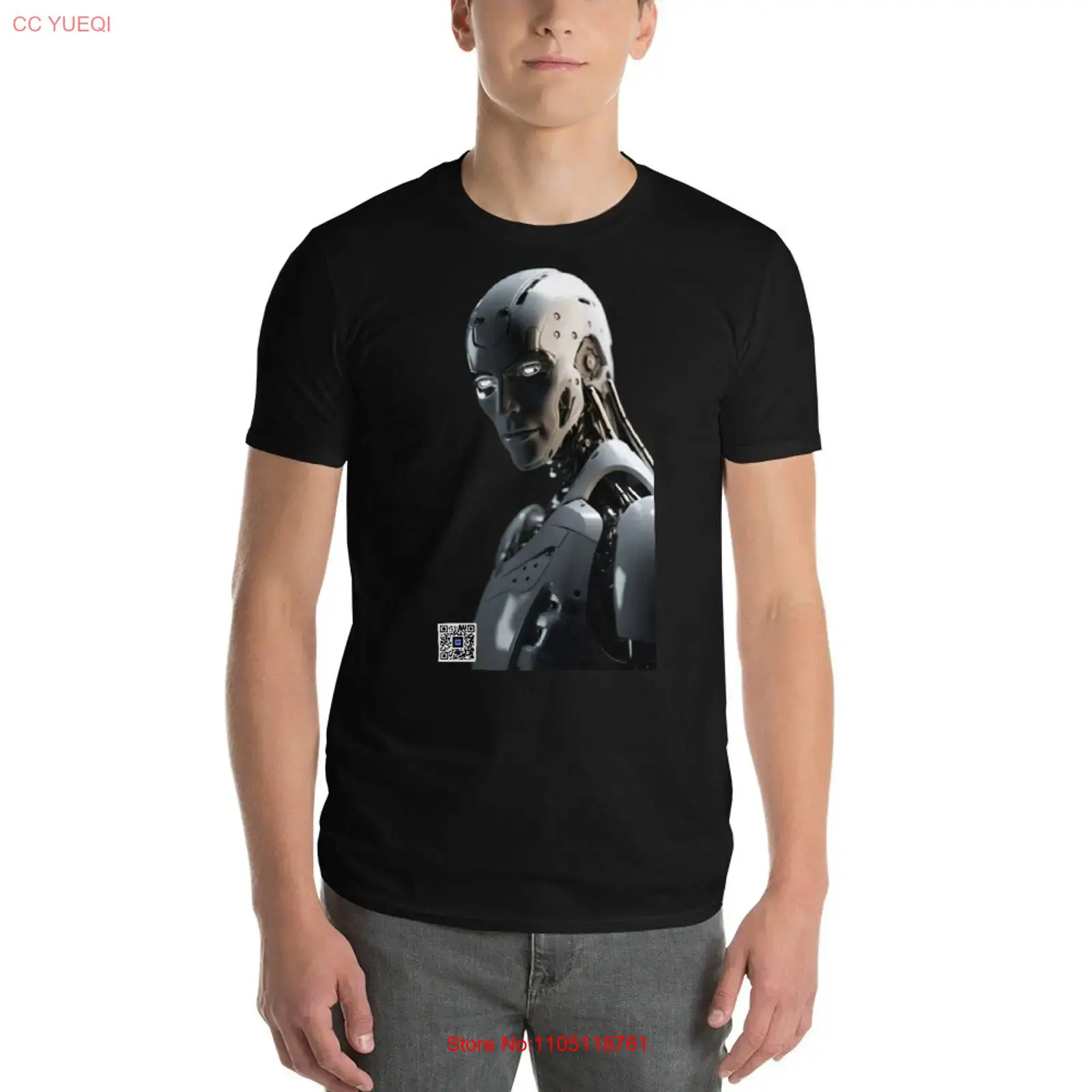 3D Printing Qr Codes - เสื้อยืดลายหุ่นยนต์ สแกนด้วยสมาร์ทโฟนได้ รองรับ AR และ QR