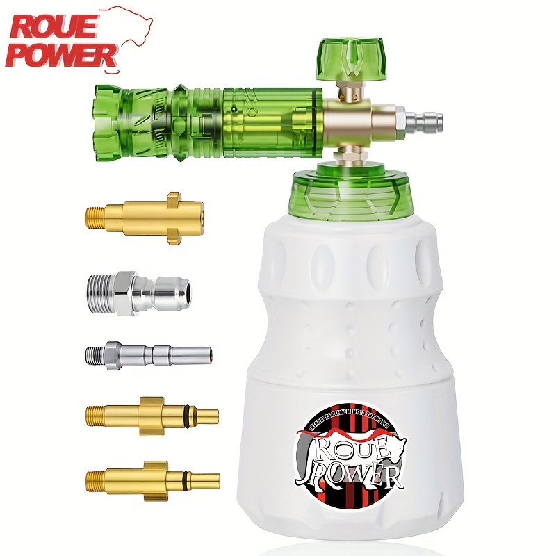 Nozzle Cleaning Kit - เครื่องฉีดน้ําแรงดันสูงอลูมิเนียมโฟม Lance หัวฉีดโฟมล้างรถโฟม Maker สําหรับ Karcher