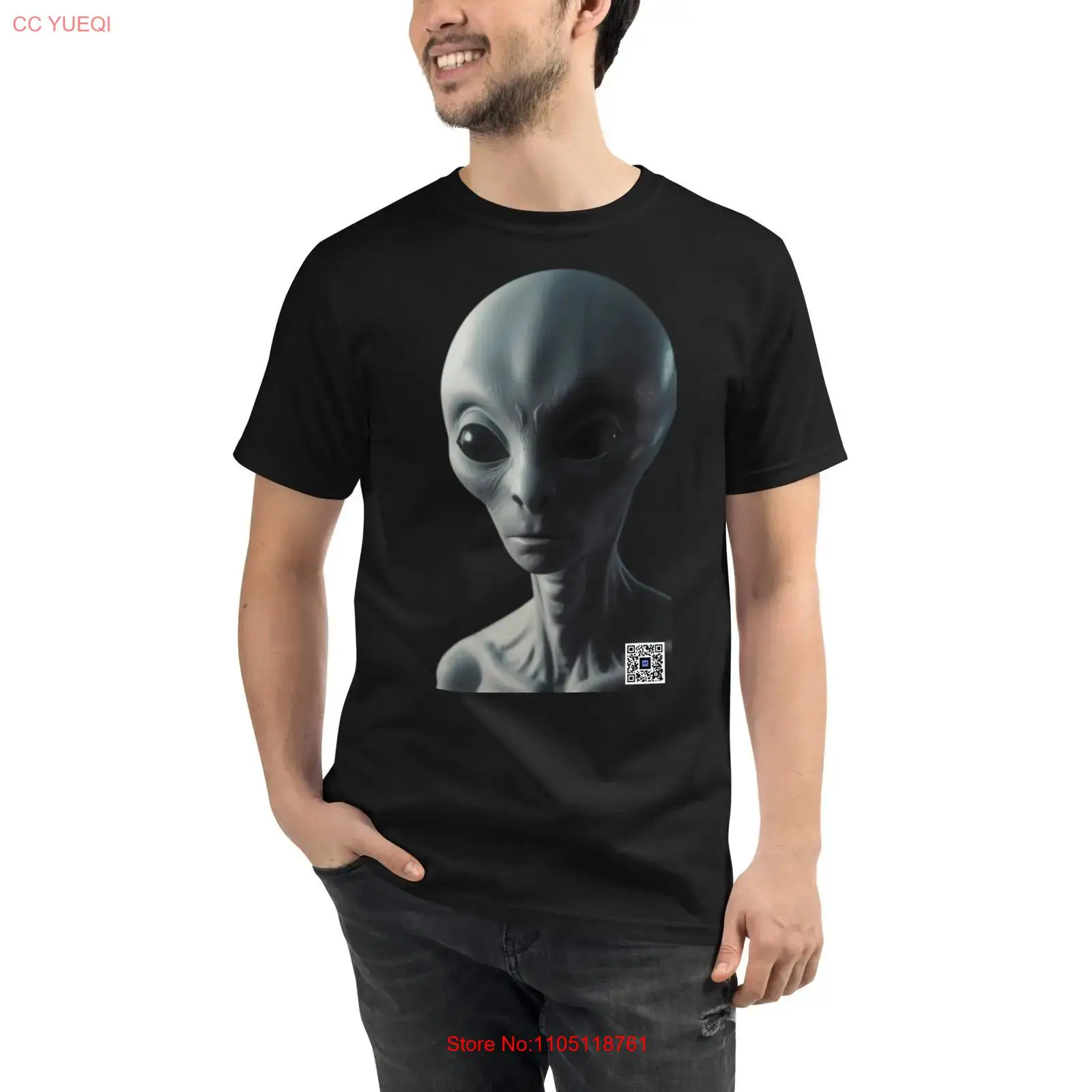 3D Printing Qr Codes - เสื้อยืดออร์แกนิคลายเอเลี่ยน สแกนด้วยสมาร์ทโฟนได้ สร้างภาพ 3 มิติ ด้วย
