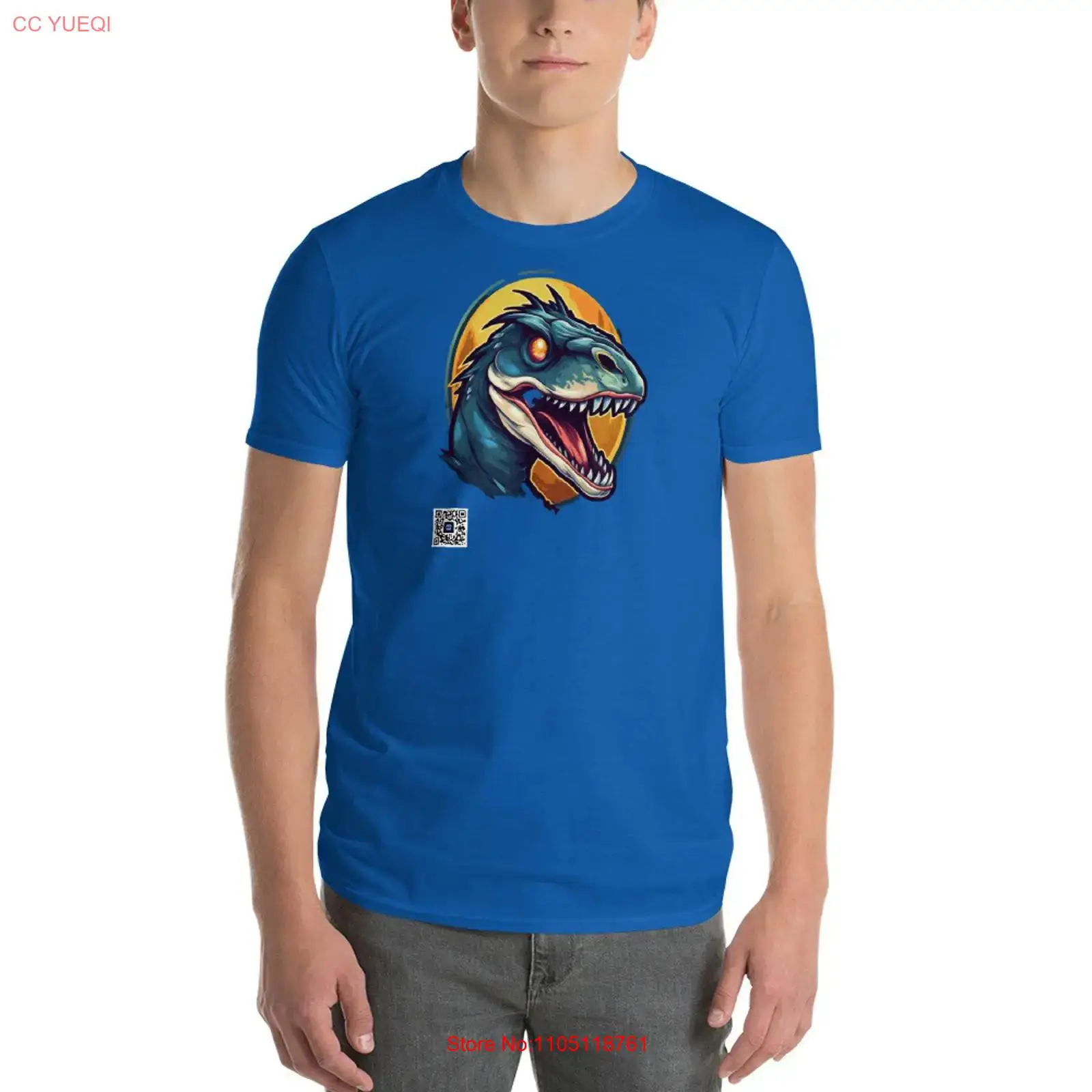 3D Printing Qr Codes - เสื้อยืดลายไดโนเสาร์ กล้องสมาร์ทโฟนสามารถสแกนโค้ด AR QR ได้ สร้างภาพ