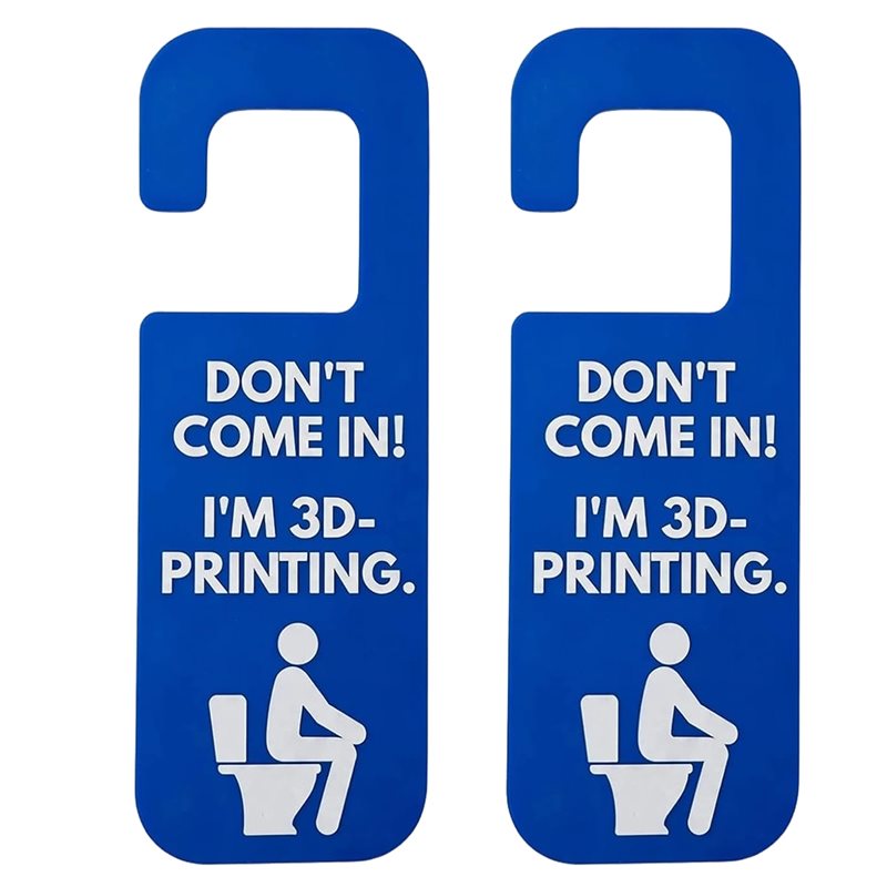 3D Printing Enthusiast - ป้ายแขวนประตู 3D Printing รุ่น ABRU-Funny -