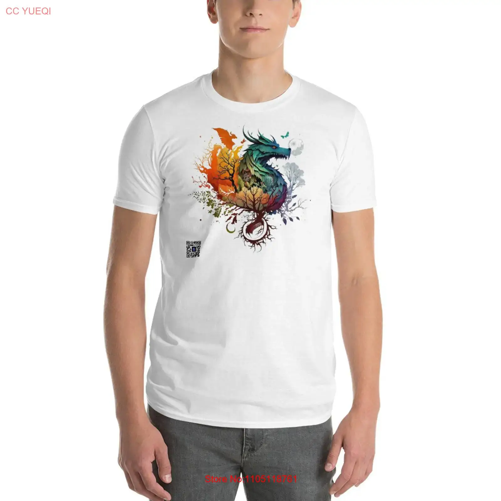 3D Printing Qr Codes - เสื้อยืดลายมังกร สแกนด้วยสมาร์ทโฟนได้ พร้อมคิวอาร์โค้ด AR สร้างภาพ 3