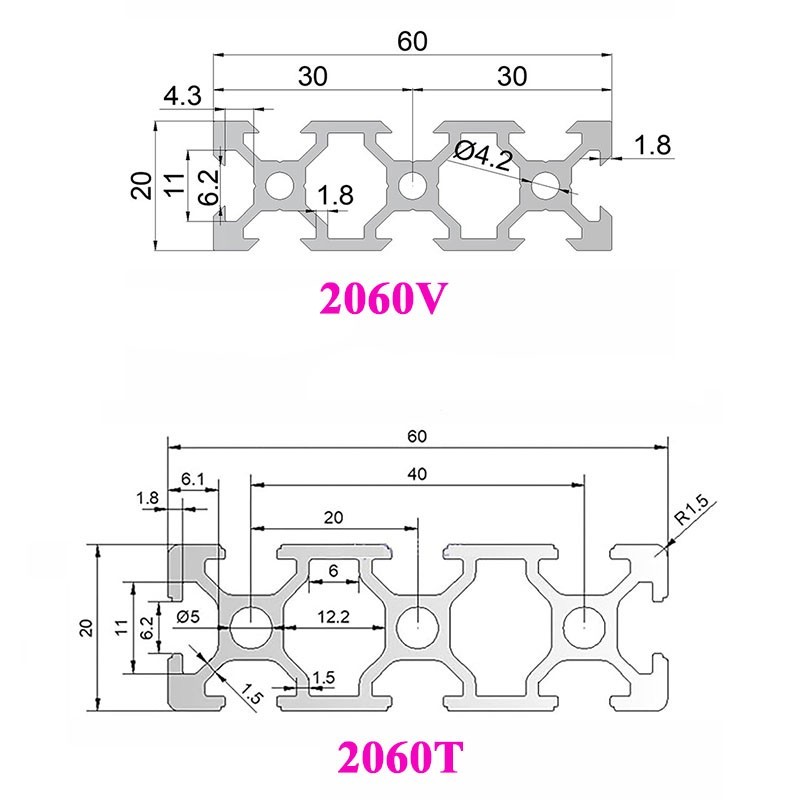 โปรไฟล์อะลูมิเนียมสีดำ 1 ชิ้น  - 3D Printer Enclosure Frame บทวิจารณ์และราคา