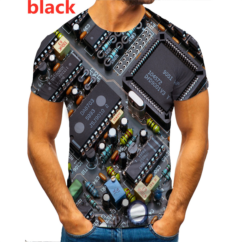 เสื้อยืดไดอะแกรมวงจรประมวลผลซี - 3D Printing Diagram บทวิจารณ์และราคา