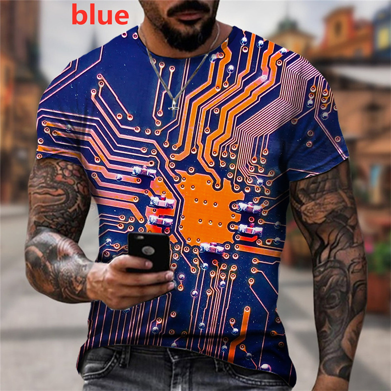 เสื้อยืดไดอะแกรมวงจรประมวลผลซี - 3D Printing Diagram บทวิจารณ์และราคา