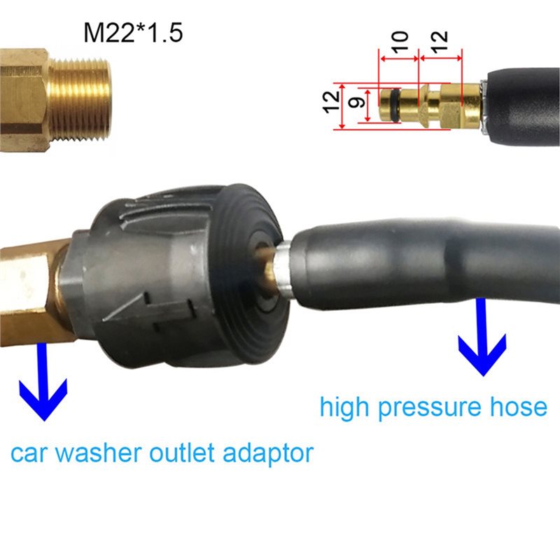 M22 14MM ชุดอะแดปเตอร์ตัวผู้ ห - Nozzle Cleaning Kit บทวิจารณ์และราคา