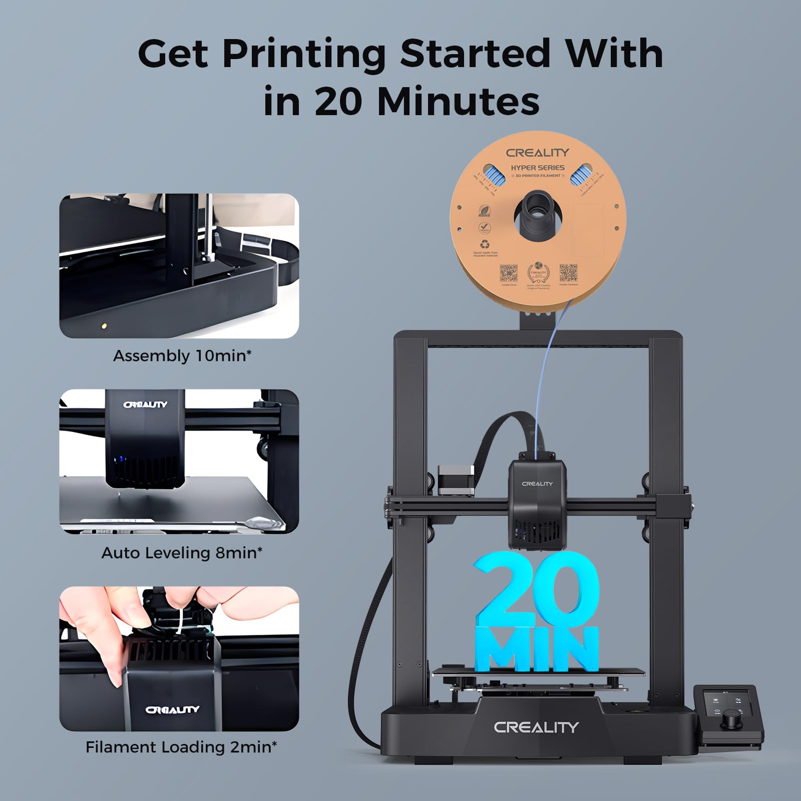 เครื่องพิมพ์3D แบบ Ender-3 Cre - 3D Printing Industrial บทวิจารณ์และราคา