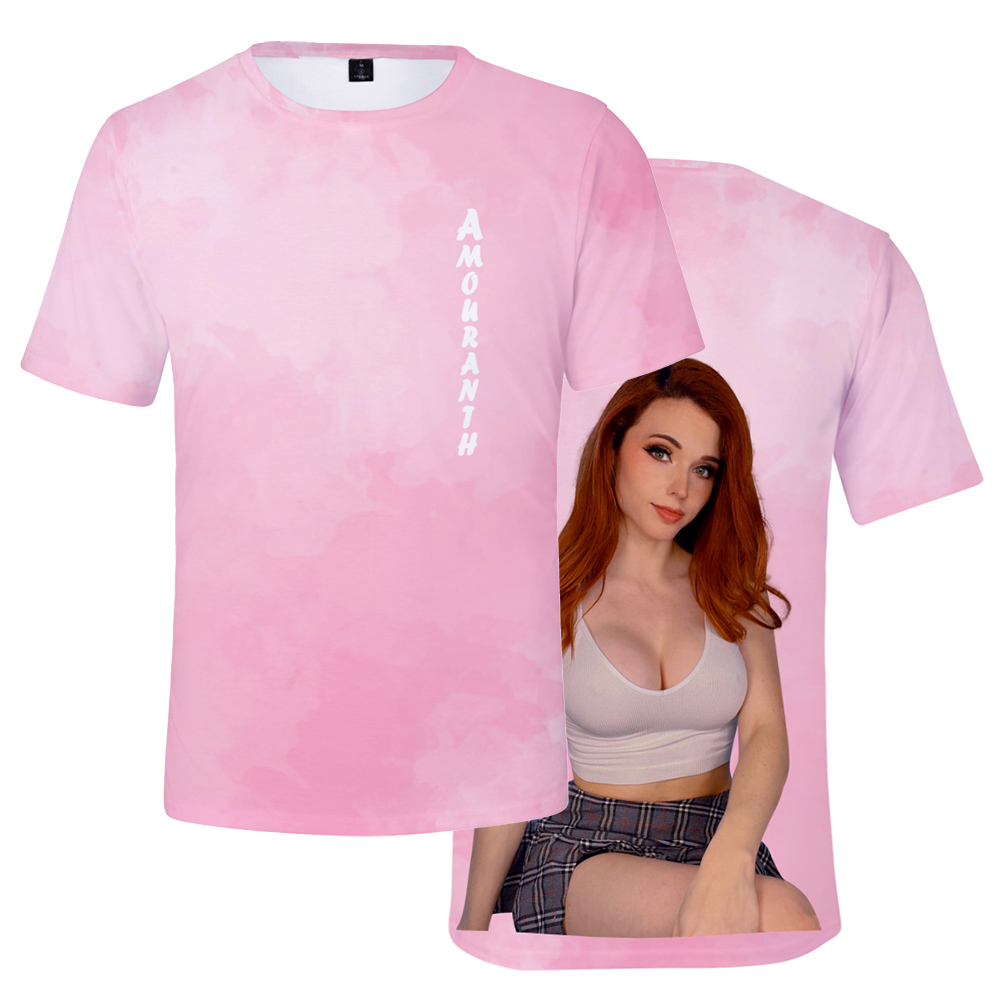 เสื้อยืด Amouranth แบบ unisex  - 3D Printing Youtubers บทวิจารณ์และราคา