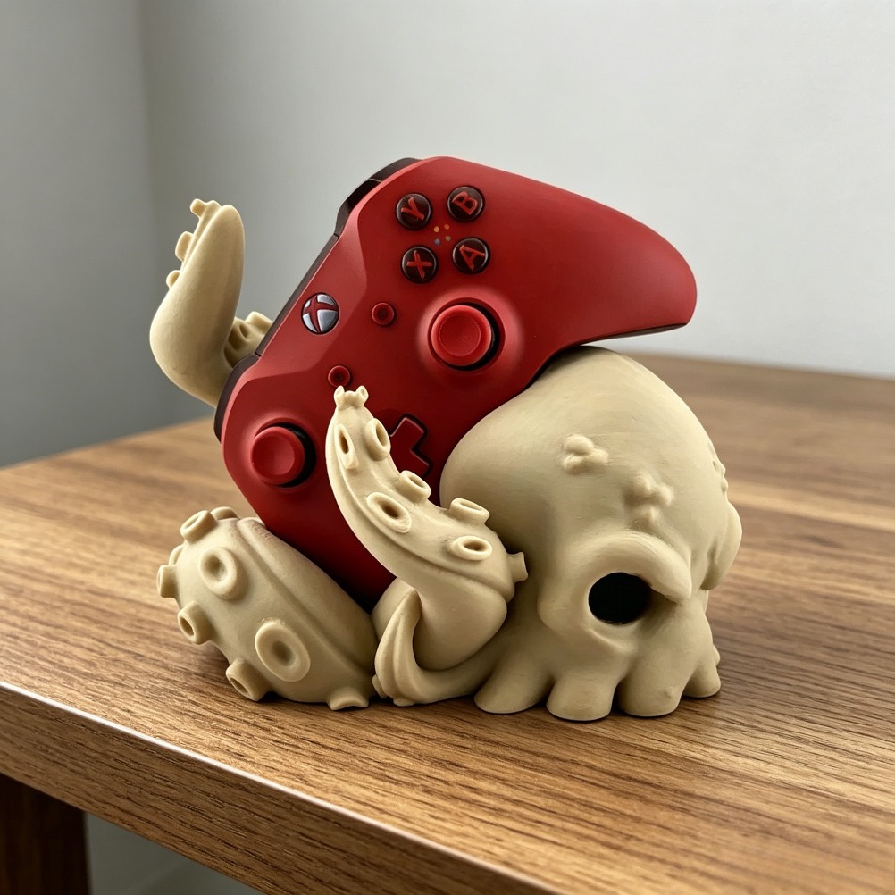 ขาตั้งคอนโทรลเลอร์รูปหนวดปลาหม - 3D Printing Xbox Controller Holder บทวิจารณ์และราคา
