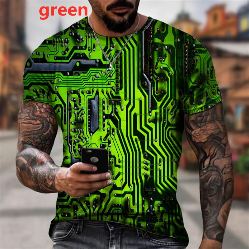 เสื้อยืดลายวงจรซีพียูสุดฮา เสื - 3D Printing Diagram บทวิจารณ์และราคา