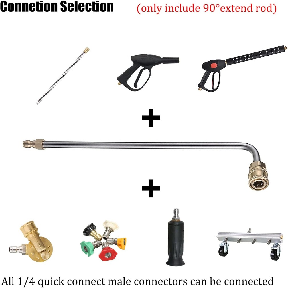 ไม้ต่อเครื่องฉีดน้ำแรงดันสูงสี - Nozzle Cleaning Kit บทวิจารณ์และราคา